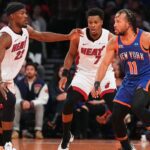New York Knicks vira sobre o Miami Heat e se mantém vivo na NBA Cup