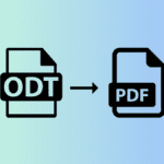 ODT para PDF