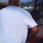 Homem provoca acidente discute e destroi retrovisor de carro da