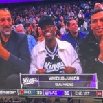 Vinicius Jr. reforça torcida dos Kings na vitória sobre os Suns na NBA