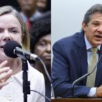 Gleisi critica Haddad por falar de sucessao de Lula e